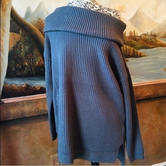 ✨💫✨Teal Green Off Shoulder Tunic/Dress💫✨ - Picture 4 of 8